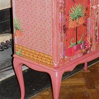 Chippendaleschrank "Im Orient"