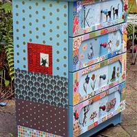 Kinderkommode "Spielende Katzen"