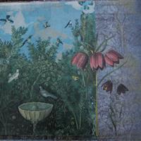 Ein Garten in Pompeji