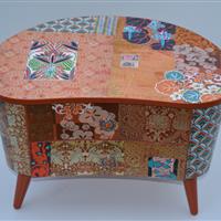 Florale Muster und Art Deco