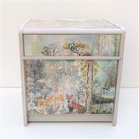 Landschaft mit Fuchs