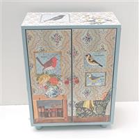 Großer Puppenschrank "Birds"  