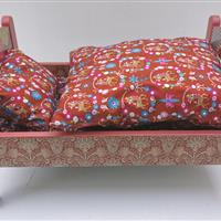 Puppenbett "Bambi im Blütenkranz"  