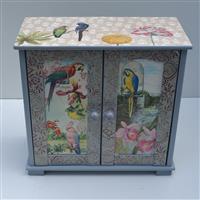 Puppenschrank "Papageien" 